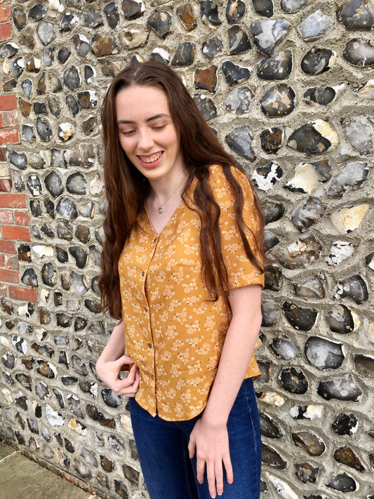 Aster shirt in Dashwood rayon