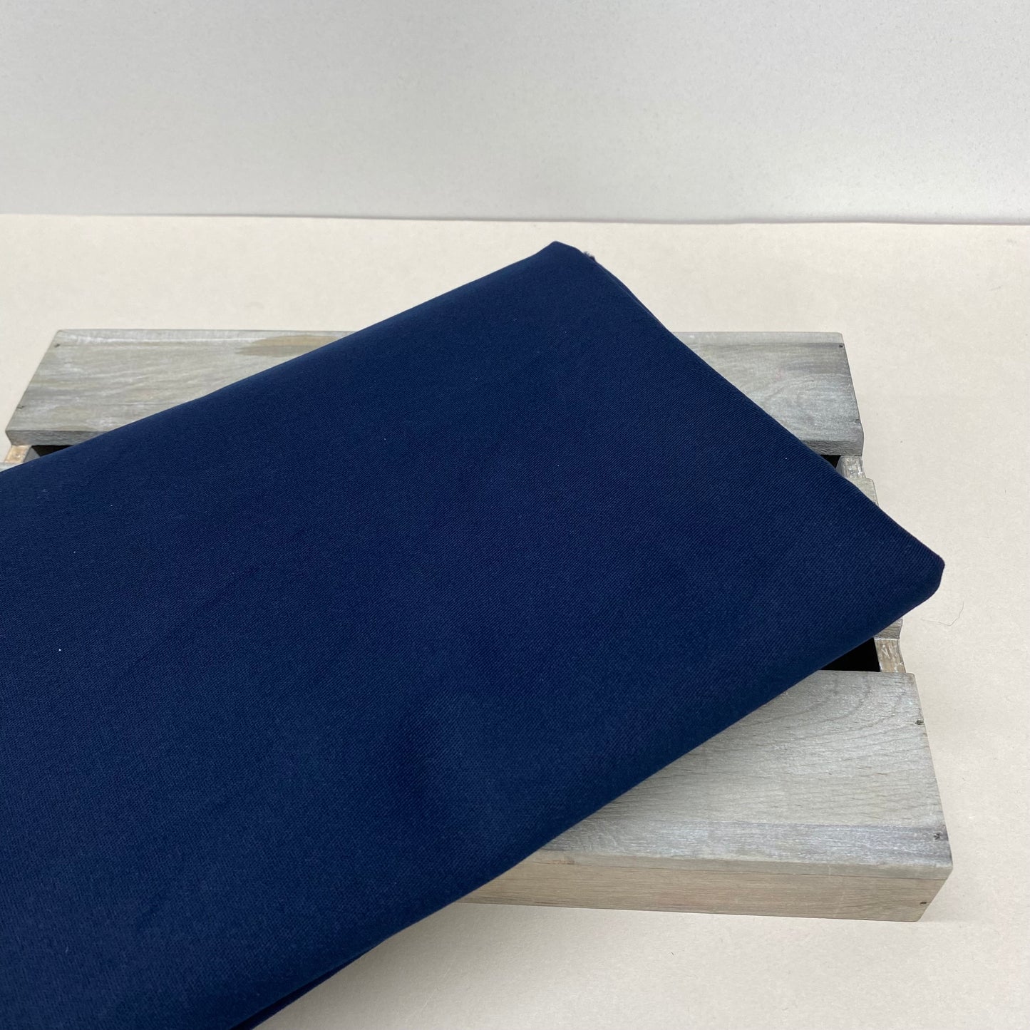 Georgia Peach Stretch Cotton Drill Midnight 1.5m