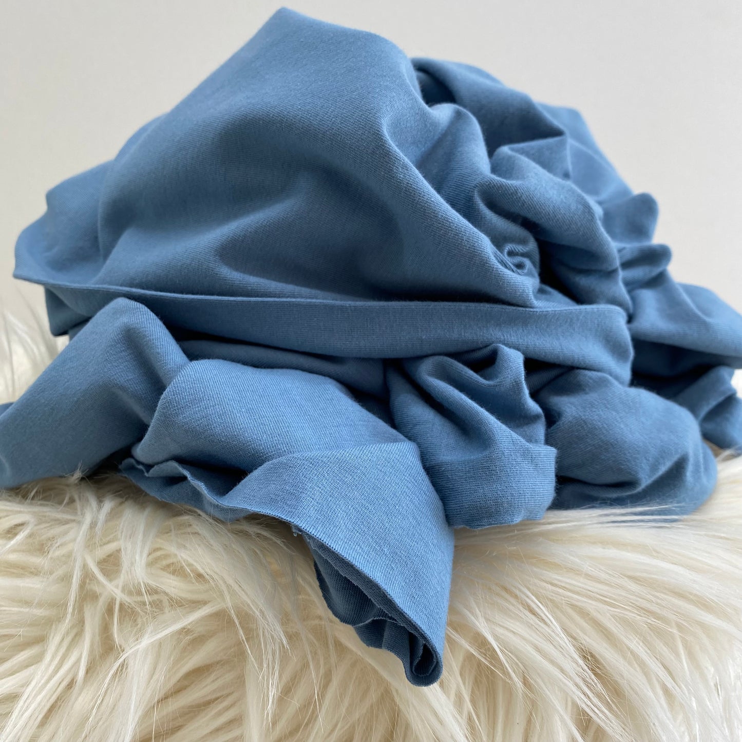 Art Gallery Denim Blue Jersey Knit 1.5m FAULT