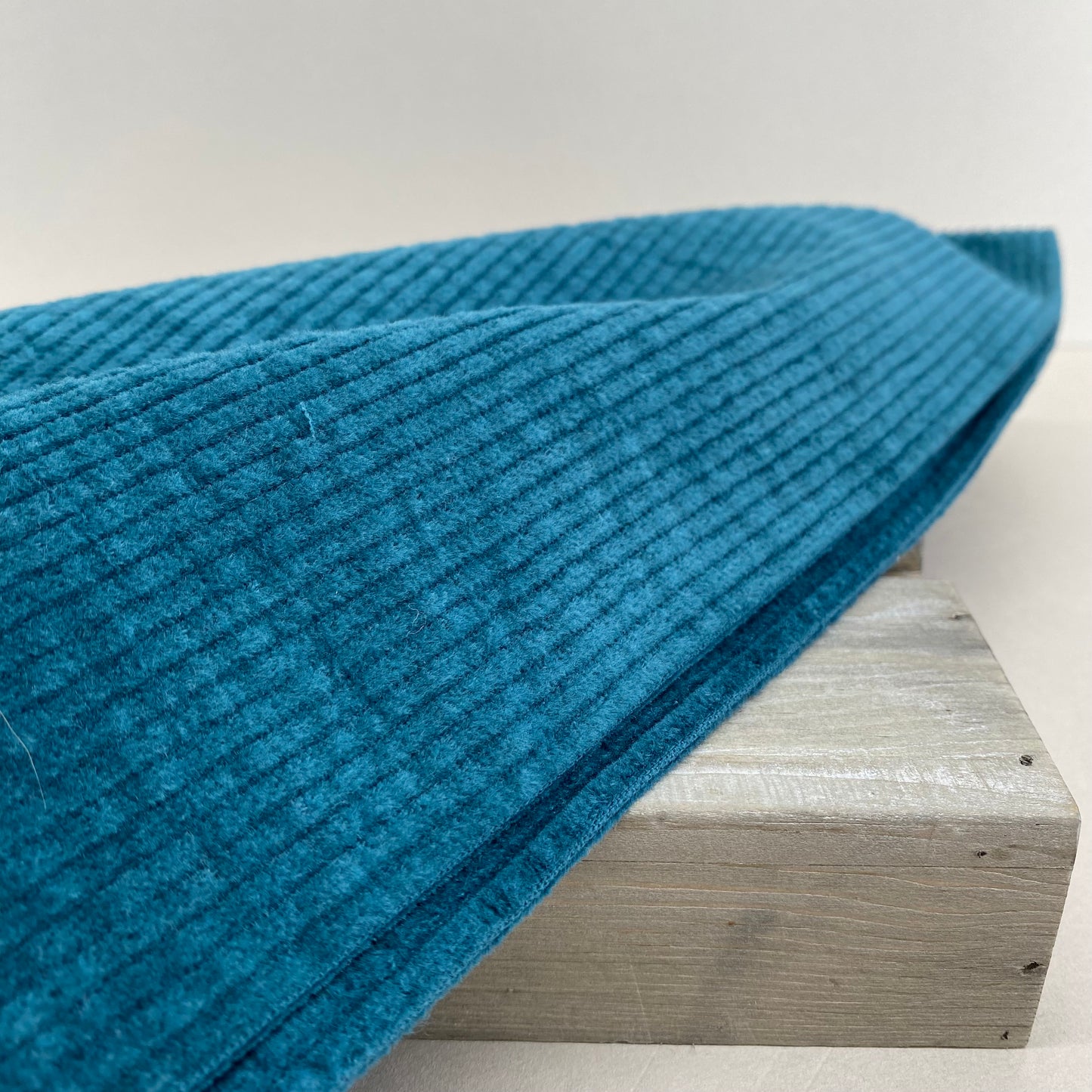 Maisie Jumbo Stretch Corduroy Fabric Teal