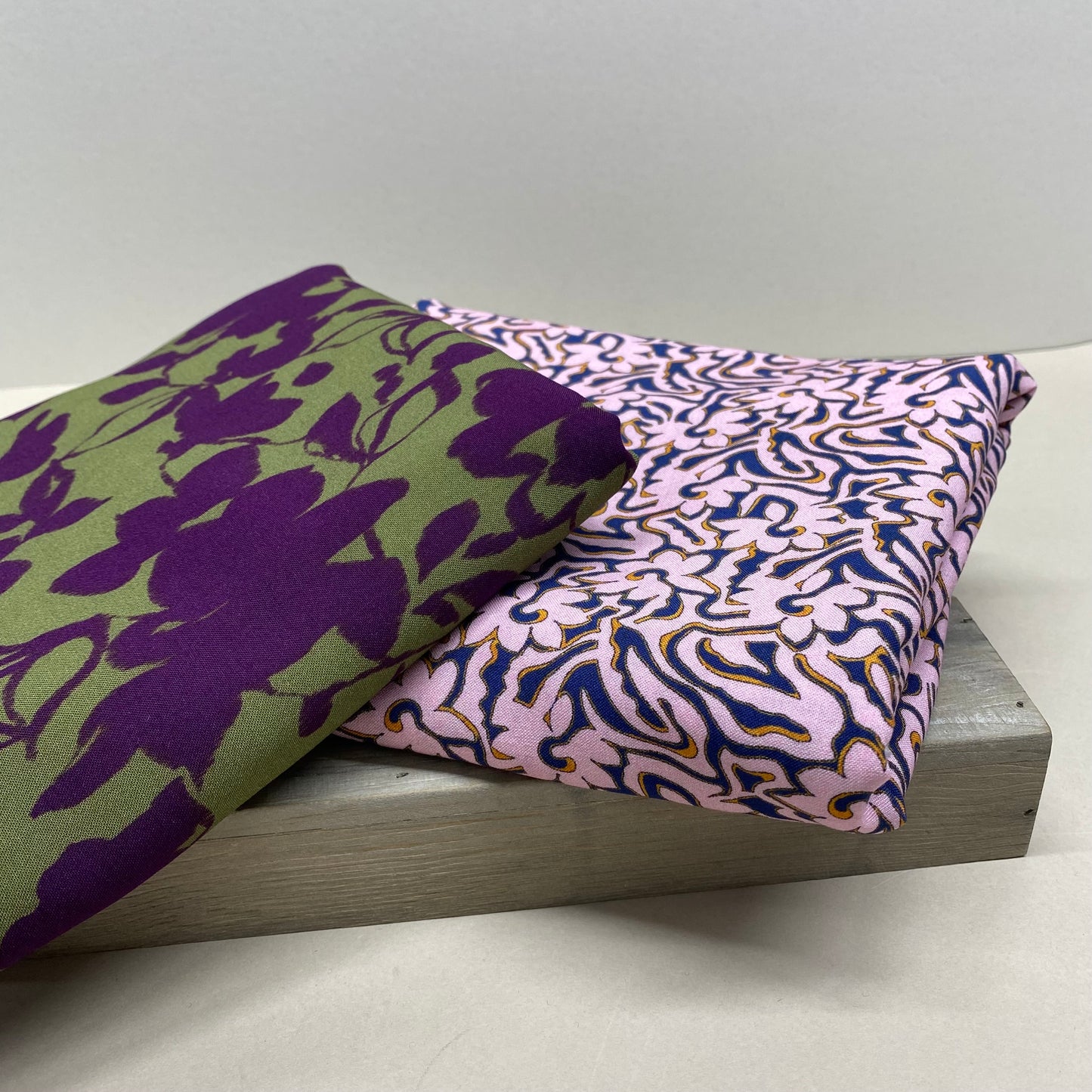 Atelier Jupe Pink Floral Viscose Fabric