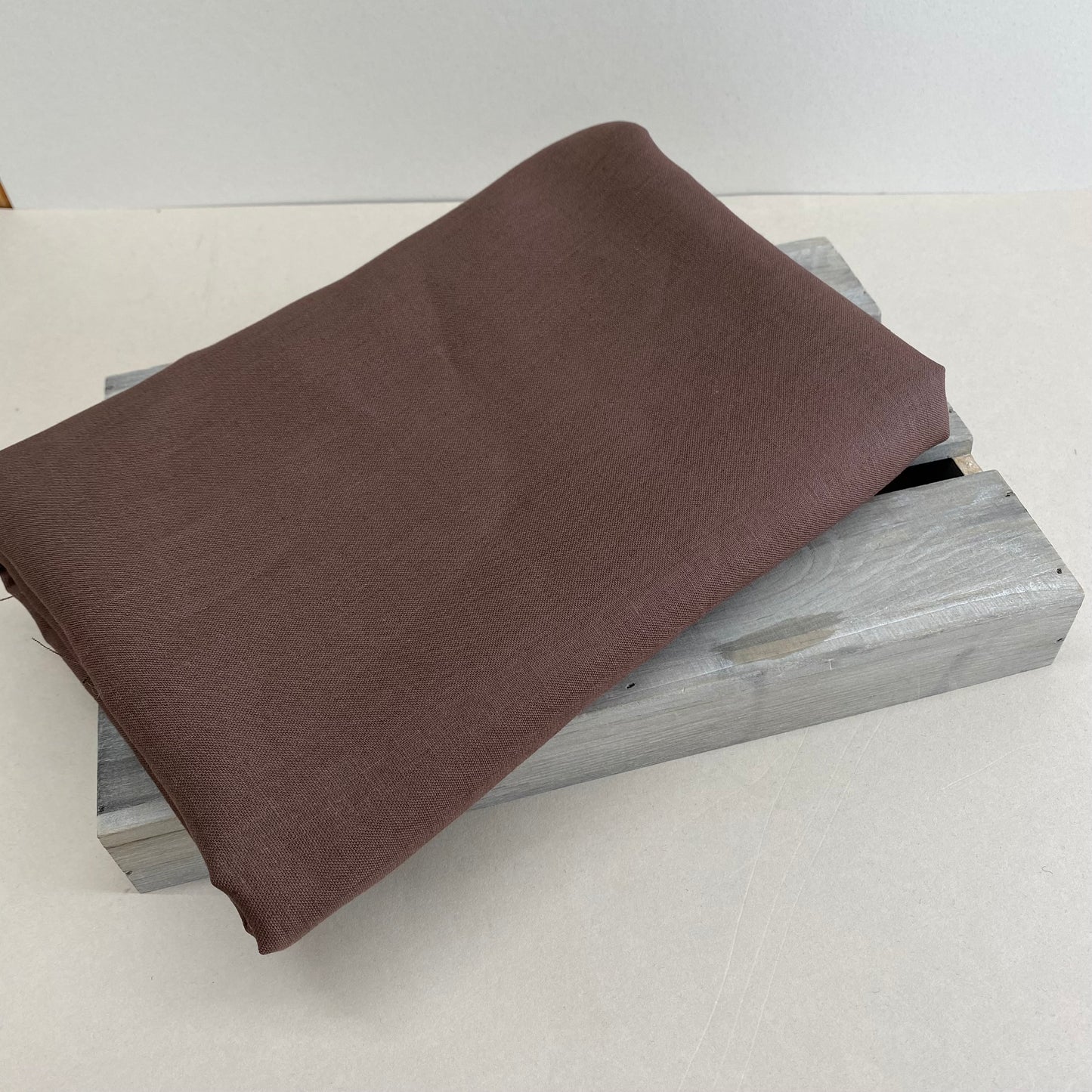 Francesca Linen Dressmaking Fabric Donkey