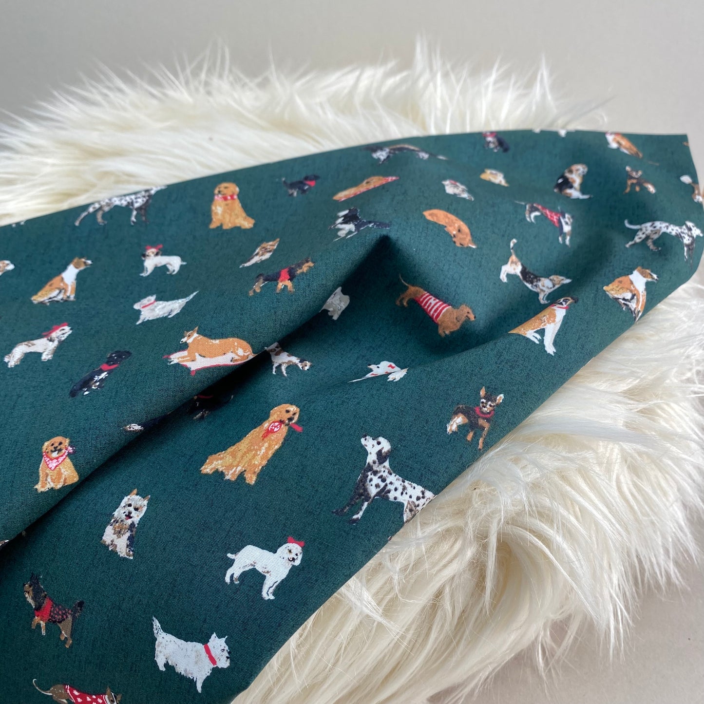 Art Gallery Santa’s Good List Cotton Poplin