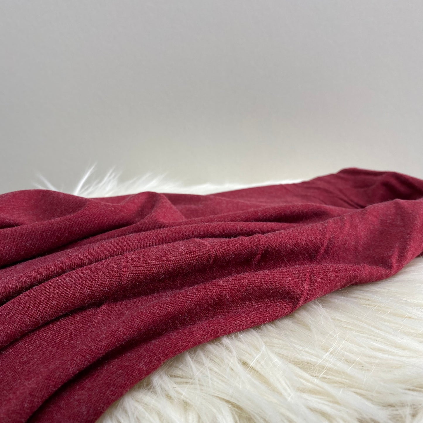Heather Viscose Jersey Ruby 0.8m