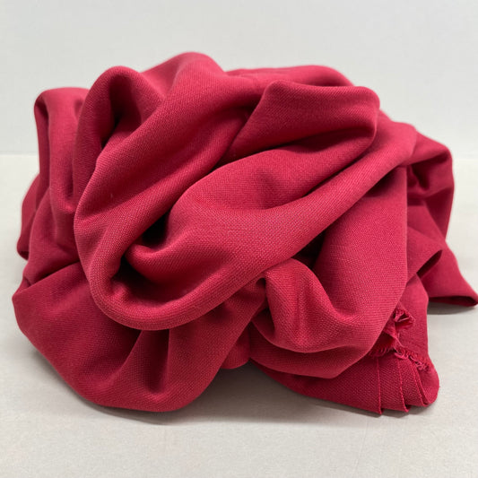 Bella Modal Jersey Fabric Carmine Red 1m