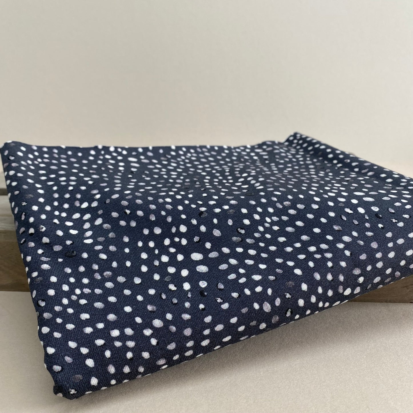 Mini Pebble Winter Cotton Jersey Fabric 0.55m