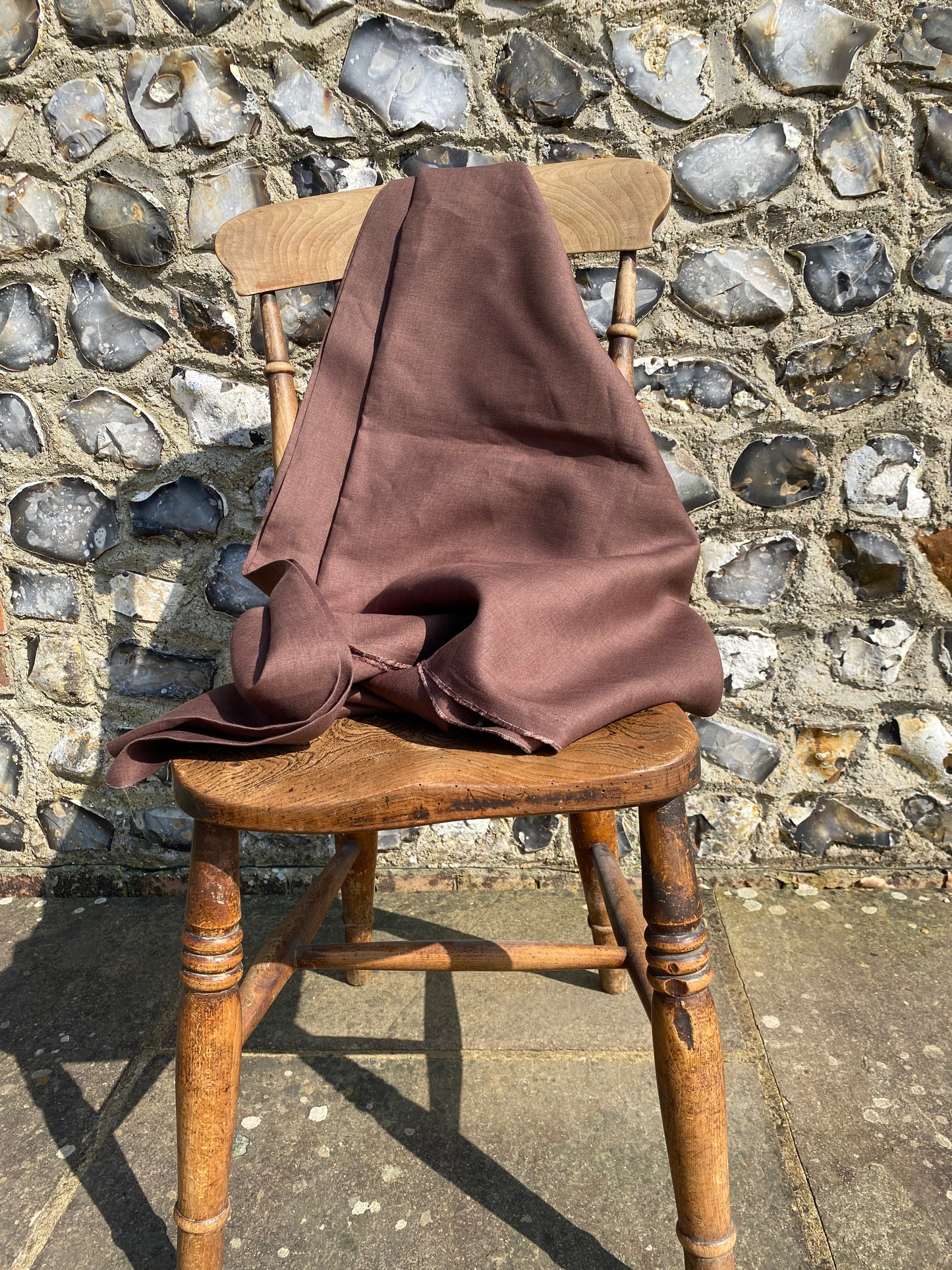 Francesca Linen Dressmaking Fabric Donkey