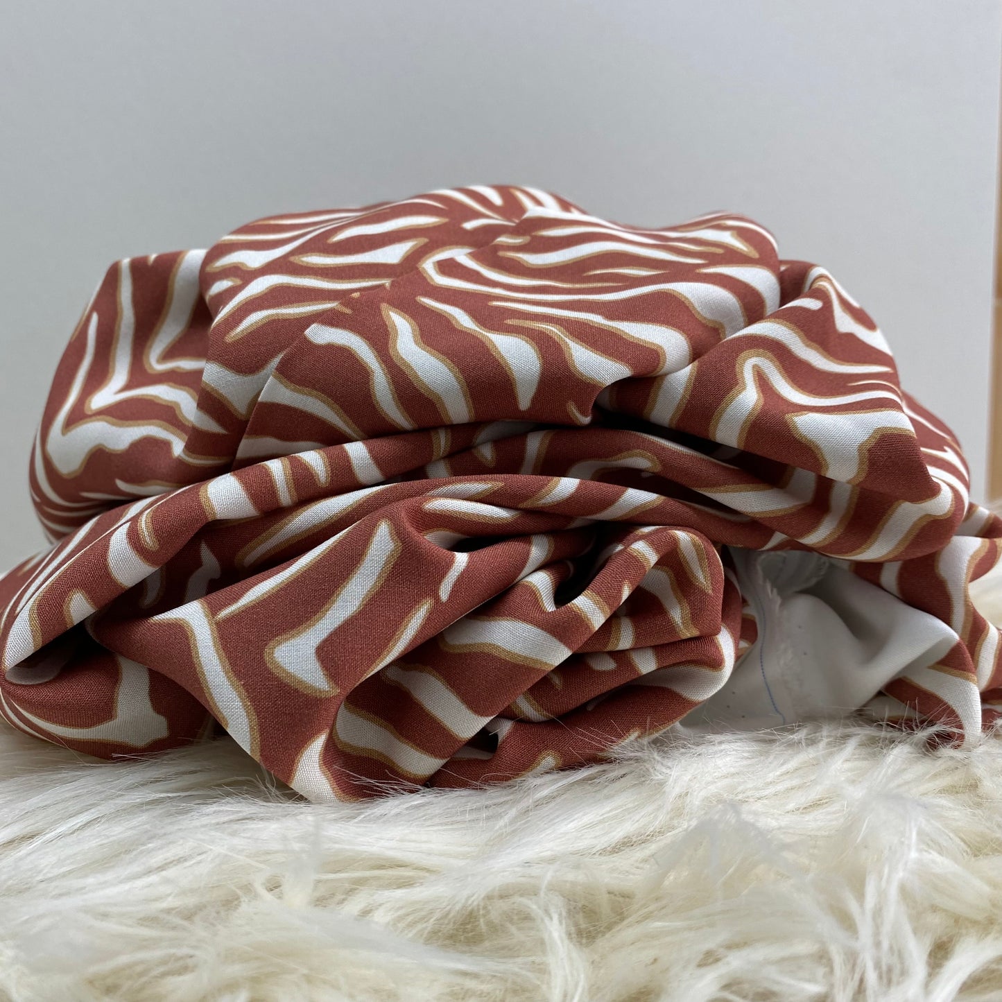 Maison Poulette Massai ECOVERO Lenzig Viscose Sienna