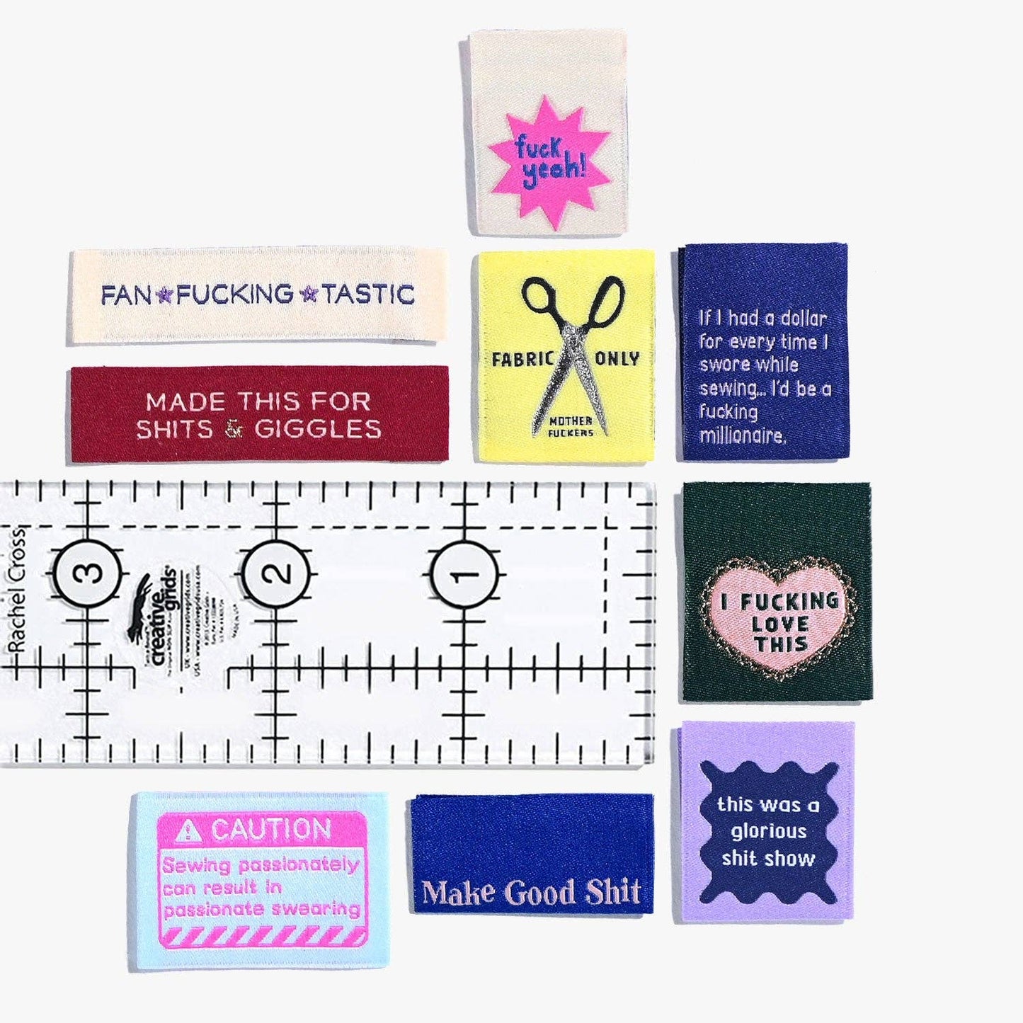 The Sweary Sewist #4 Label Box Set Collection by Kylie and The Machine