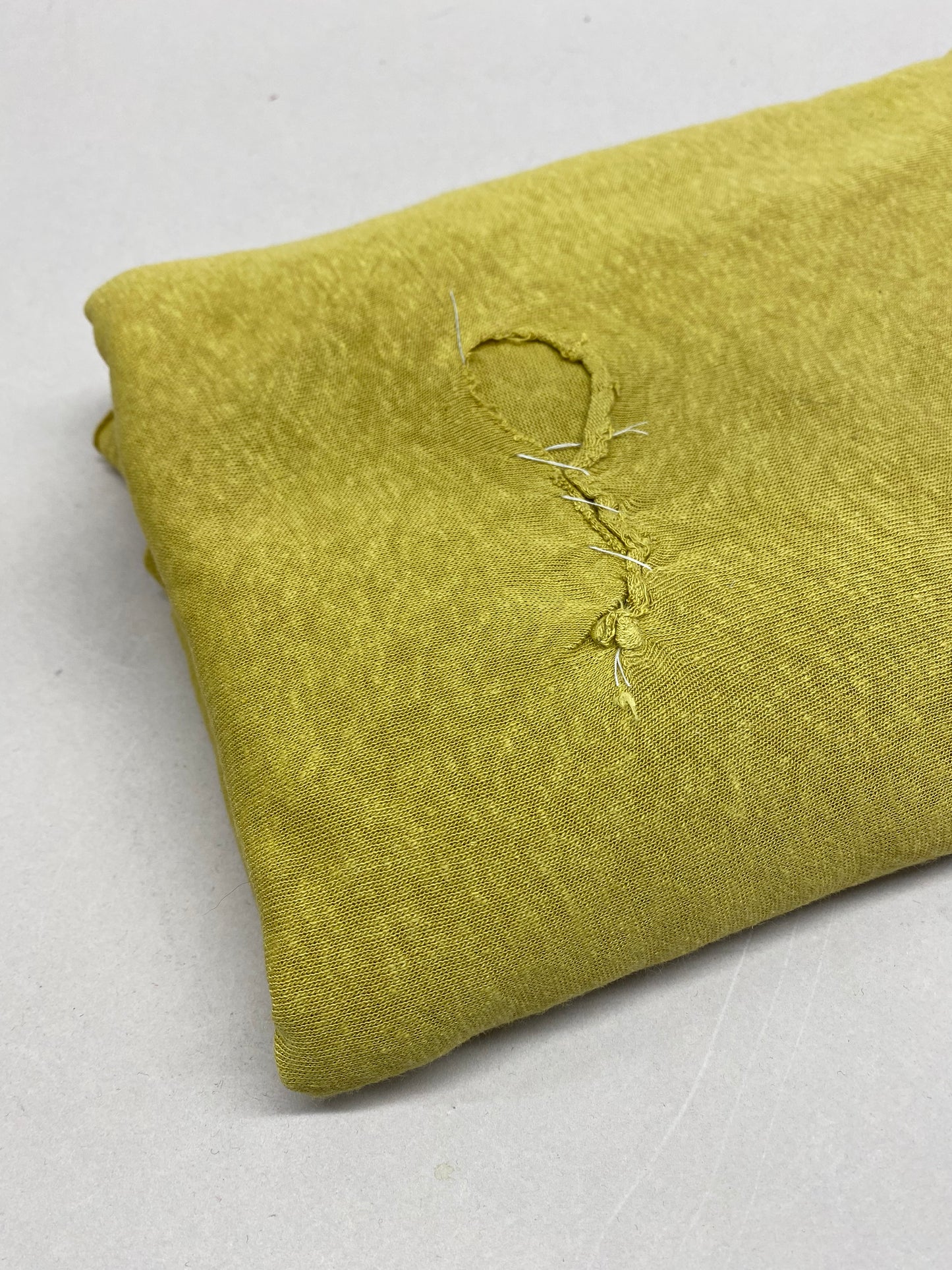 Lily Linen Viscose Jersey Fabric Dijon 2m FAULT