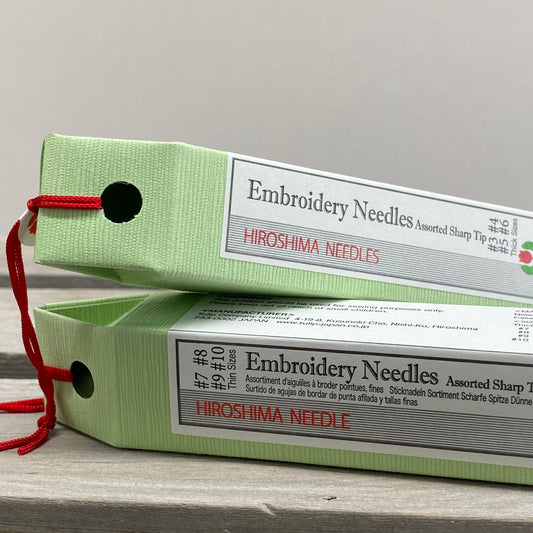 Tulip Hiroshima Sharp Tip Embroidery Needles