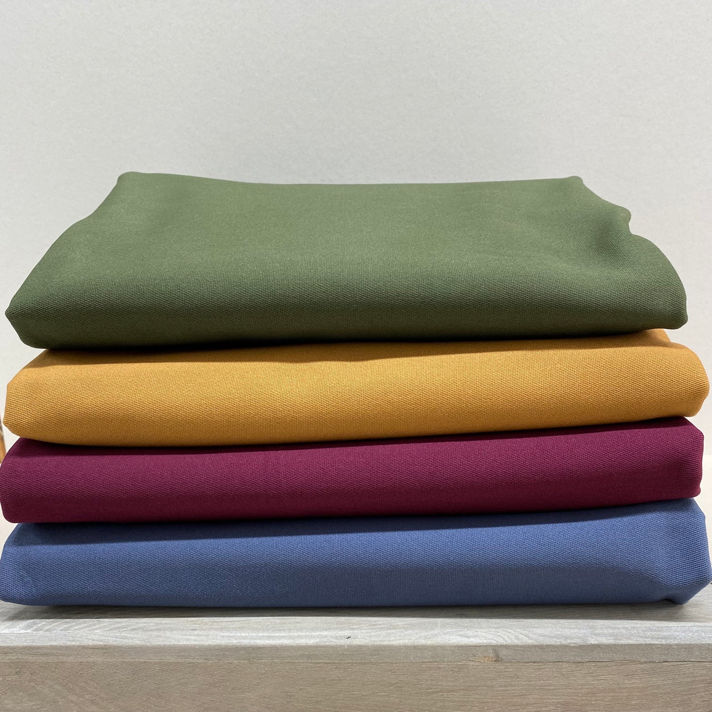 Georgia Peach Stretch Cotton Drill Wine Red