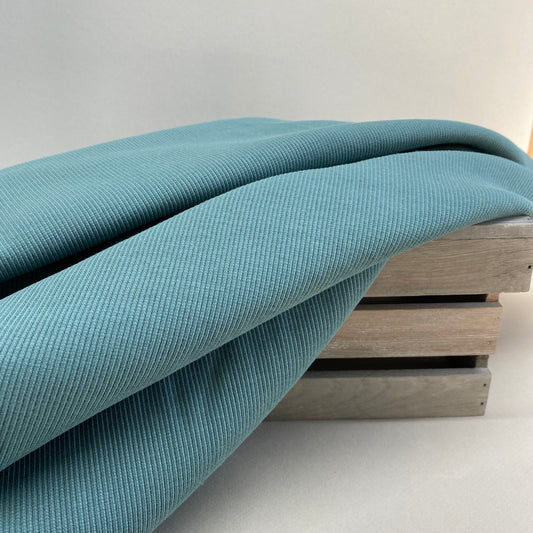 Skinny Ribbed Jersey Knit Ocean Green