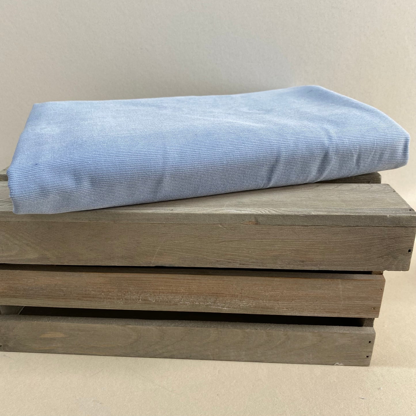 Emma Corduroy Fabric Chambray Blue