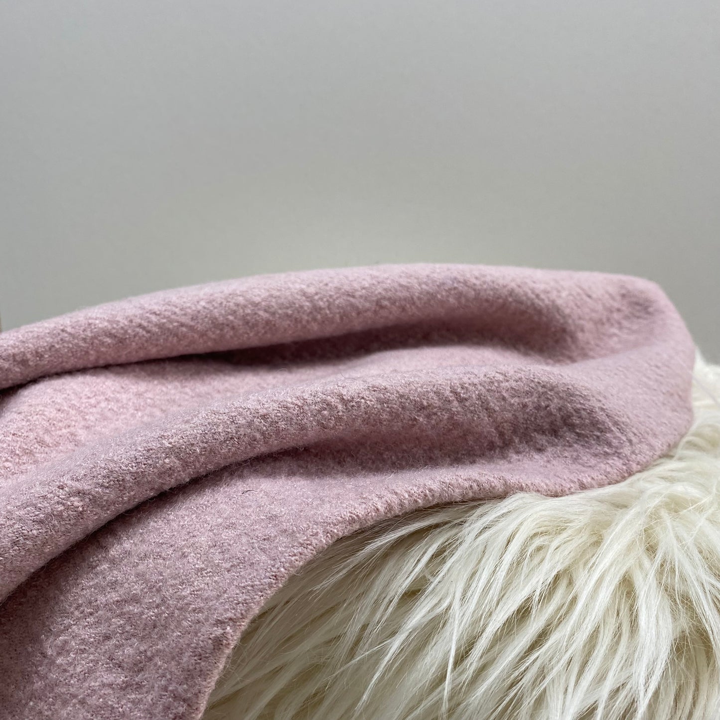 Sarah Boiled Wool Blend Nude