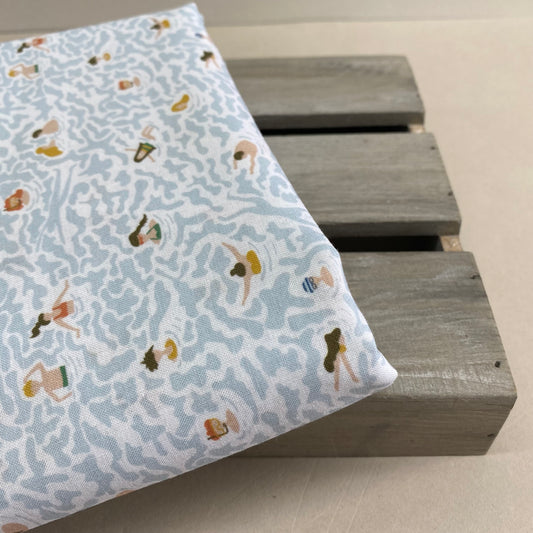 Organic Cotton Poplin Silver Swim