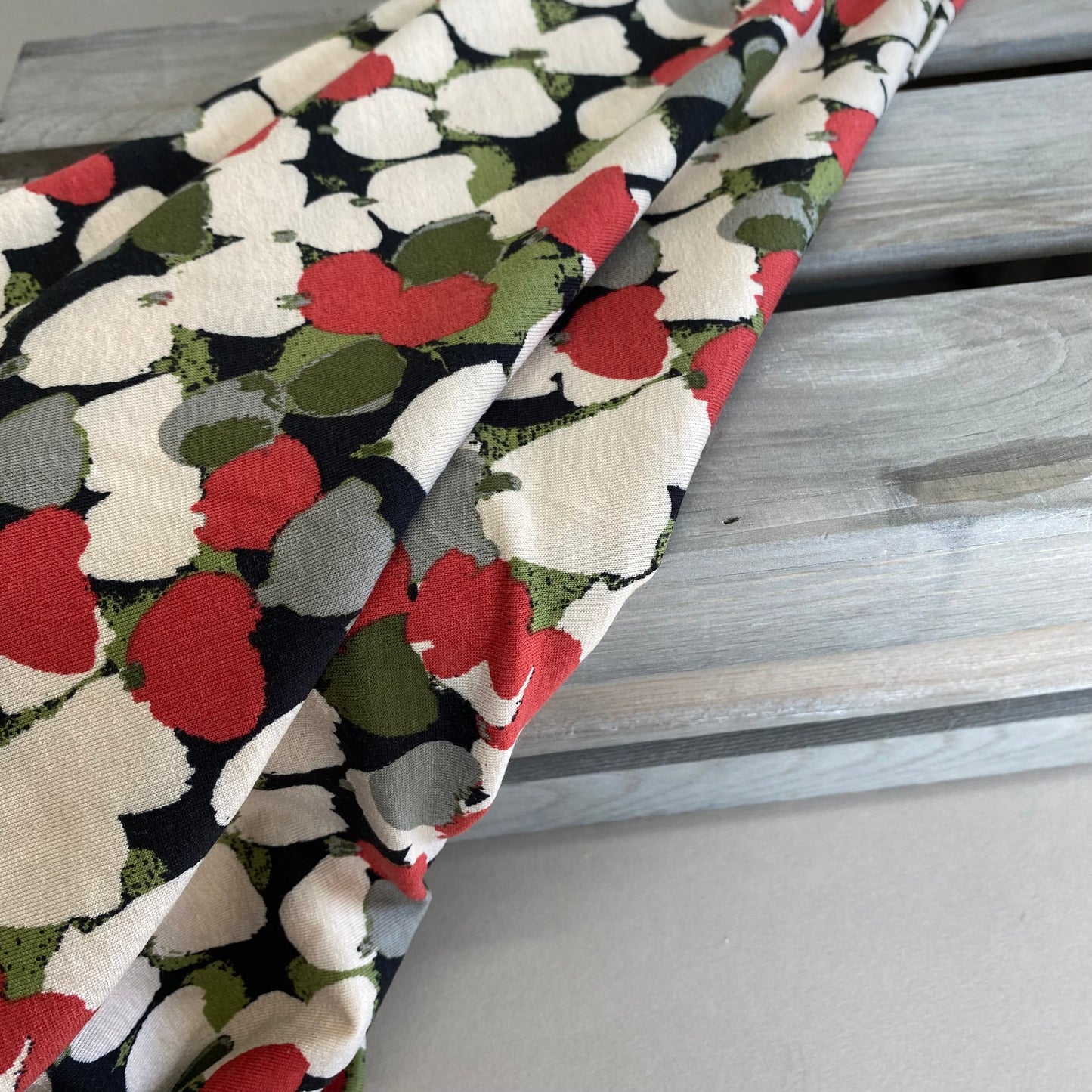 Abstract Orchard Viscose Jersey