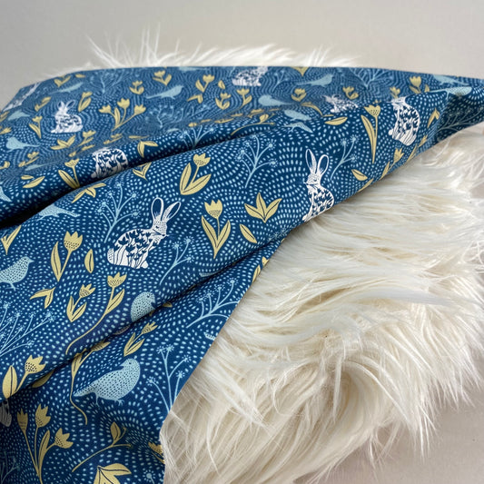 Art Gallery Nesting Season Night Cotton Poplin