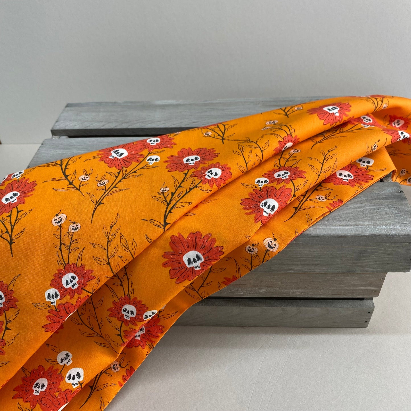 Art Gallery Wicked Blooms Spice Cotton Poplin FAT QUARTER