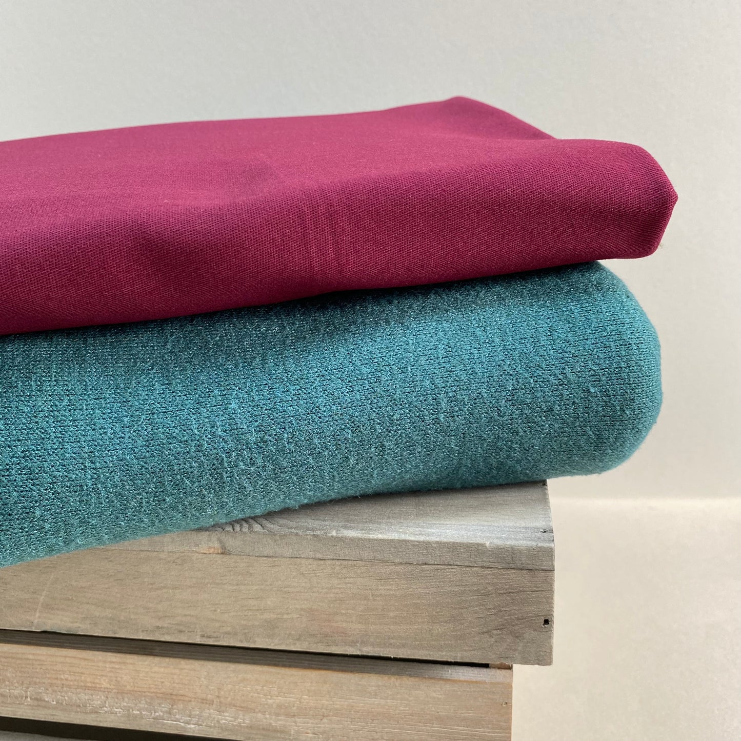 Georgia Peach Stretch Cotton Drill Wine Red