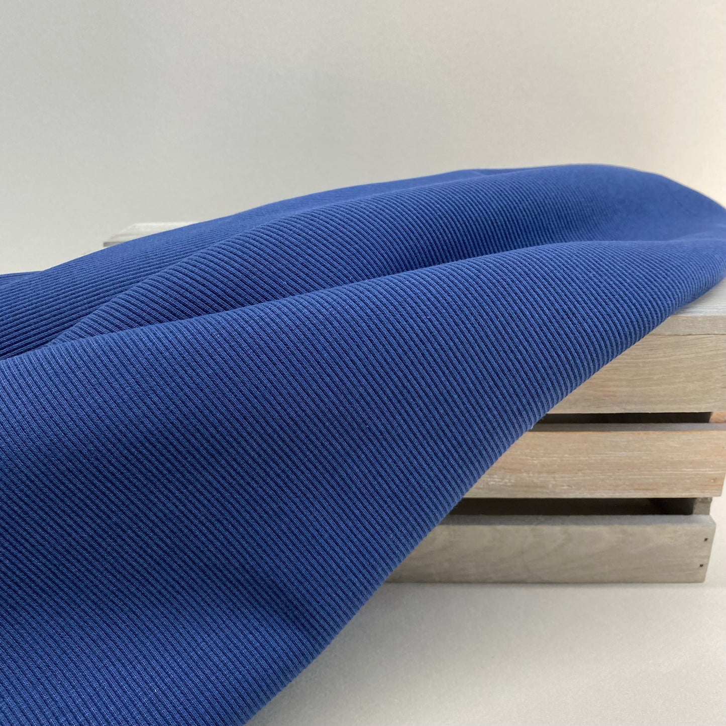 Skinny Ribbed Jersey Knit Navy