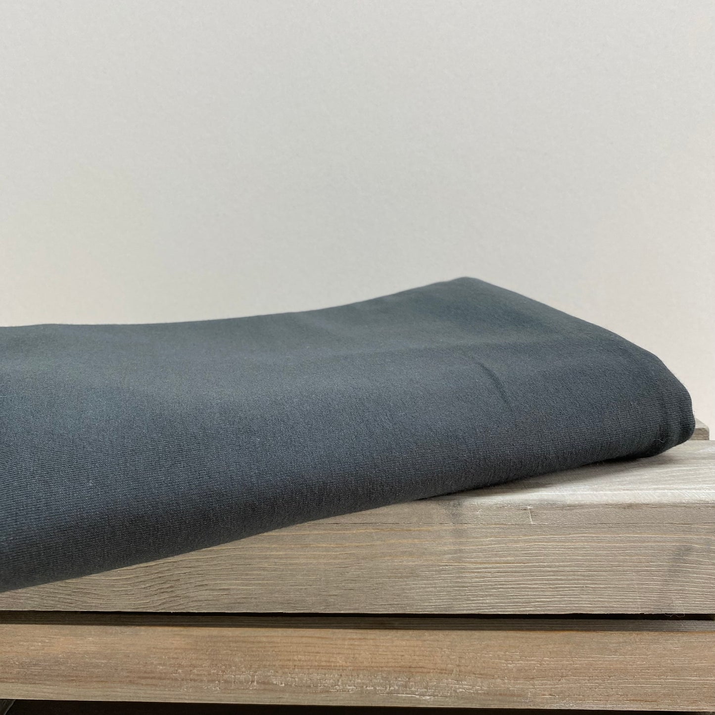 Harper Jersey Knit Fabric Gunmetal Grey 1.8m