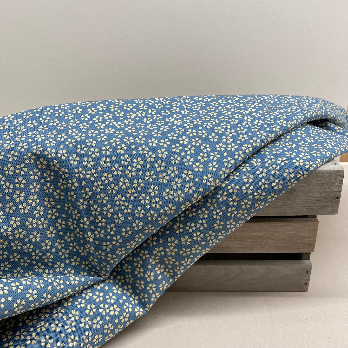 Sevenberry Kasuri Floral Cotton Print 2m