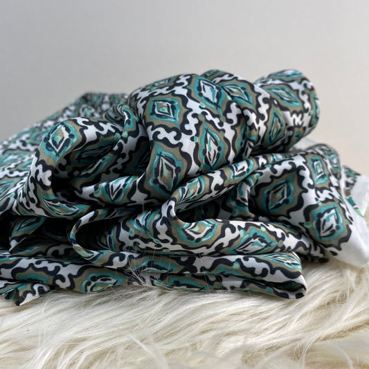 Watercress Abstract Satin