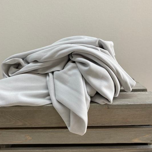 Bella Modal Jersey Fabric Silver 0.4m