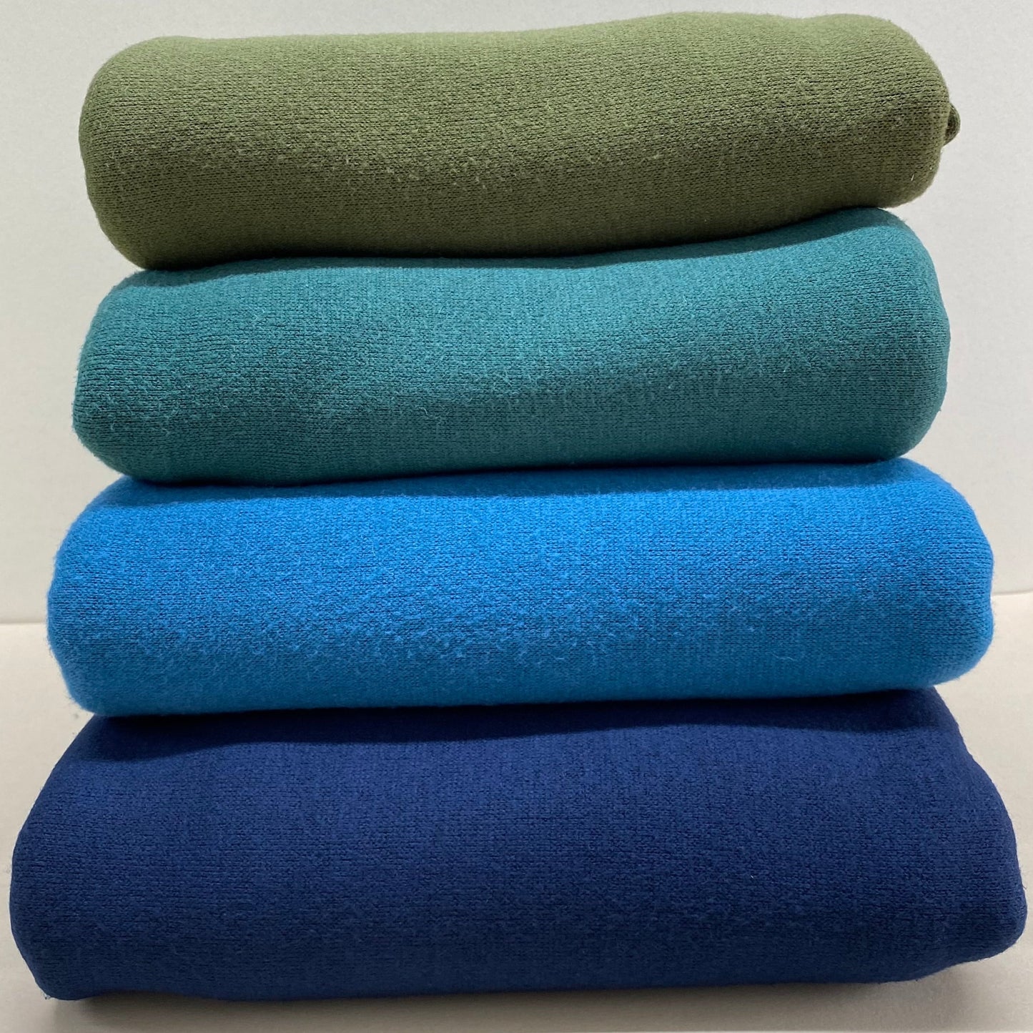 Viscose Blend Sweater Knit Fabric Teal