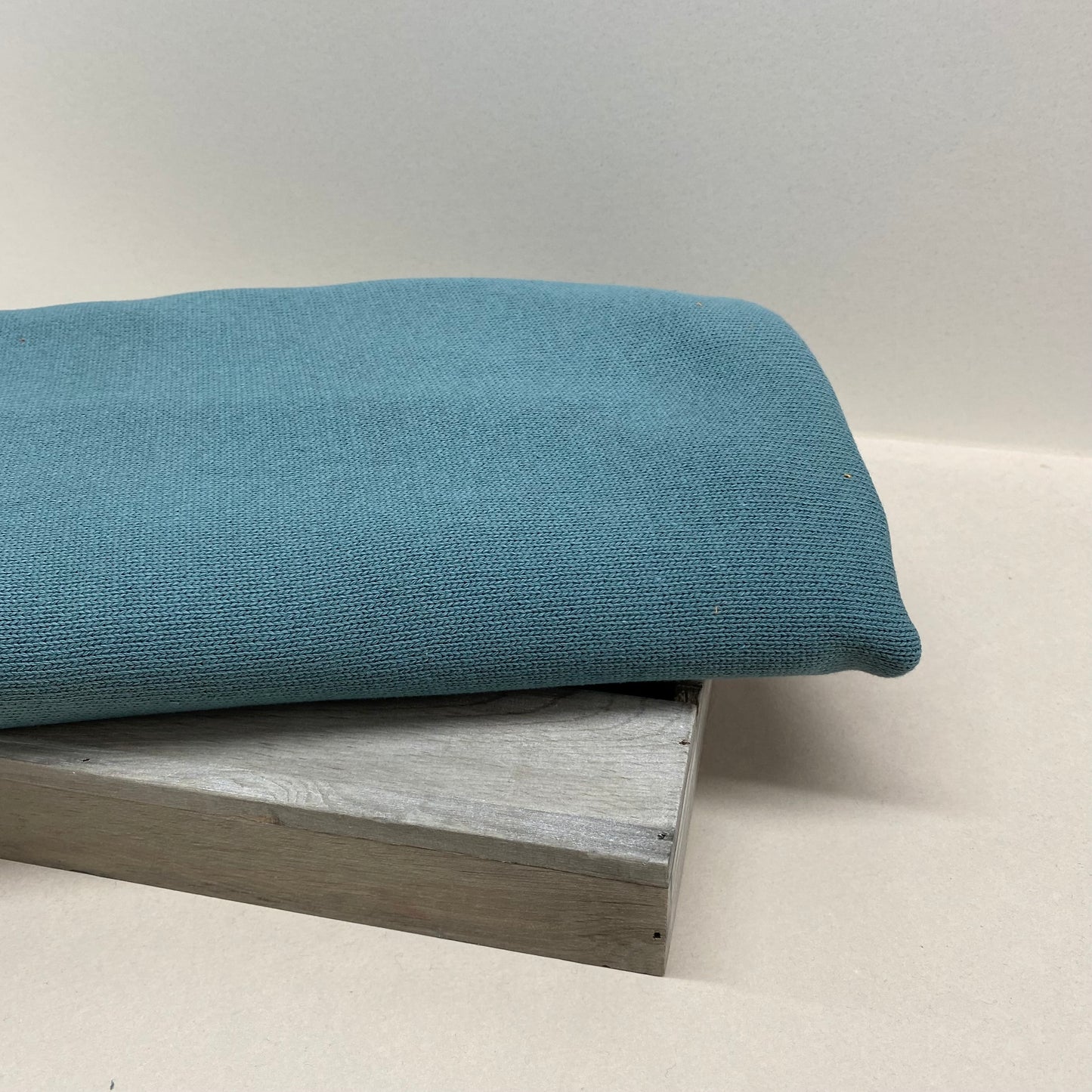 Wanda Cotton  Sweater Knit Fabric Ocean Green