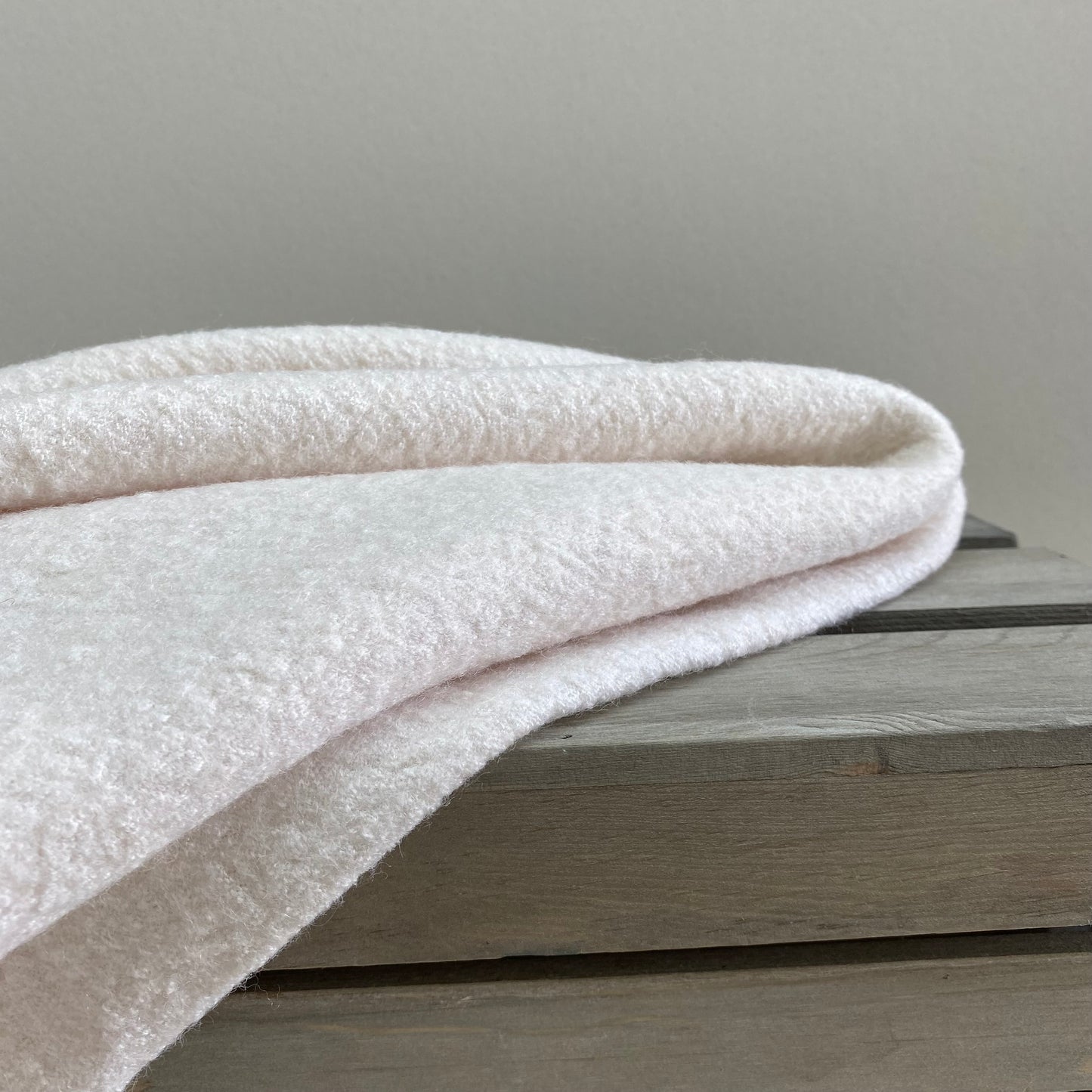 Sarah Boiled Wool Blend Warm White