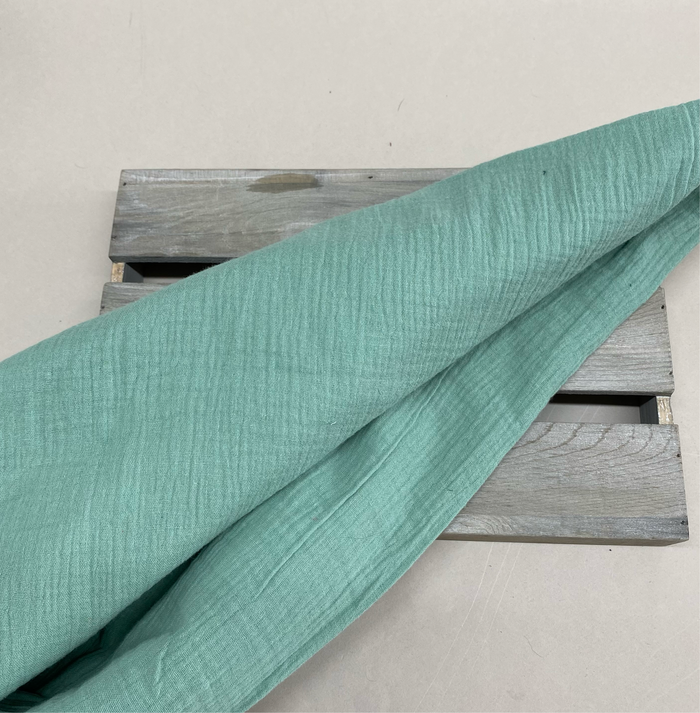Olivia Double Gauze Fabric Mint