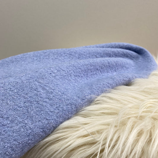 Sarah Boiled Wool Blend Powder Blue