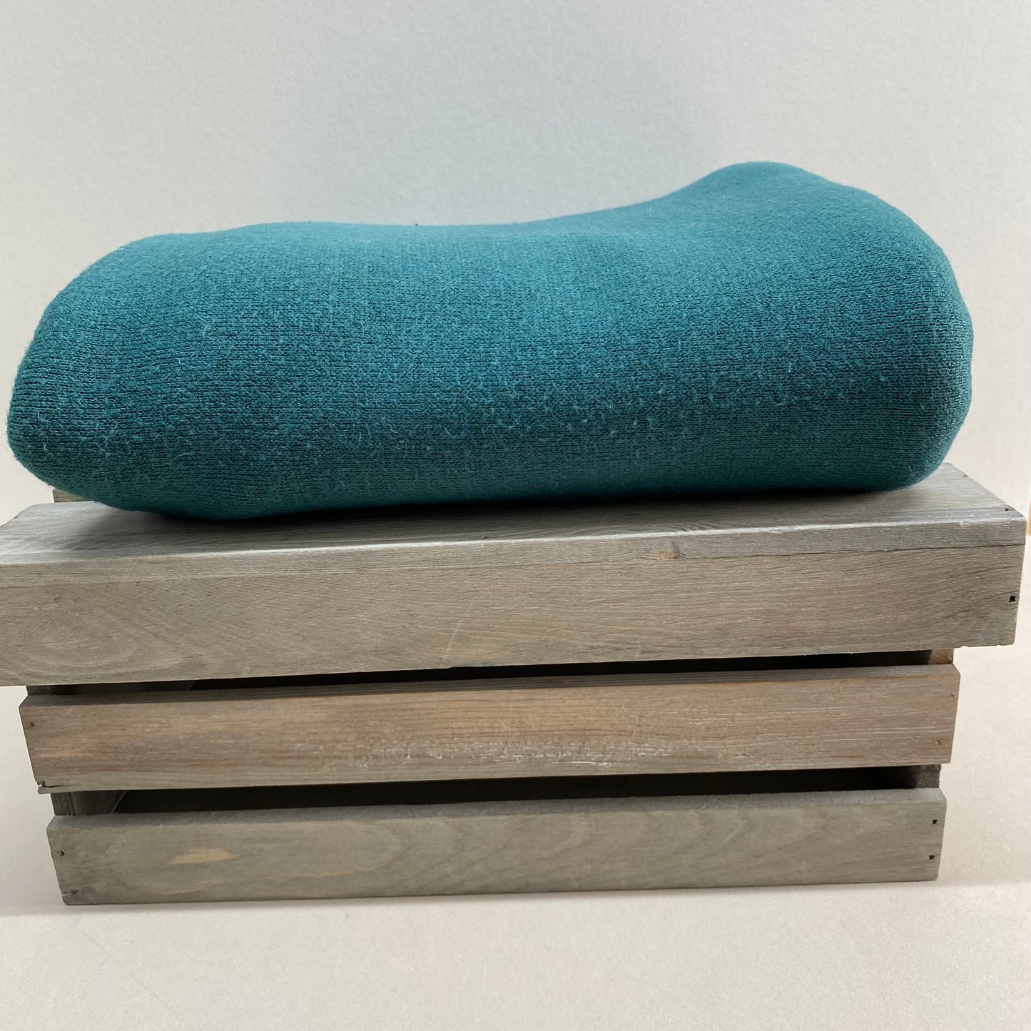 Viscose Blend Sweater Knit Fabric Teal