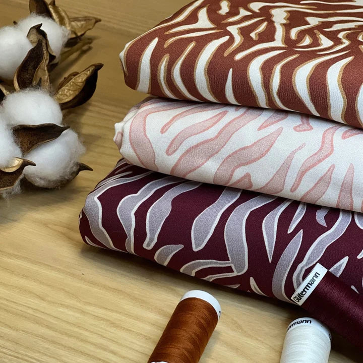 Maison Poulette Massai ECOVERO Lenzig Viscose Rumba