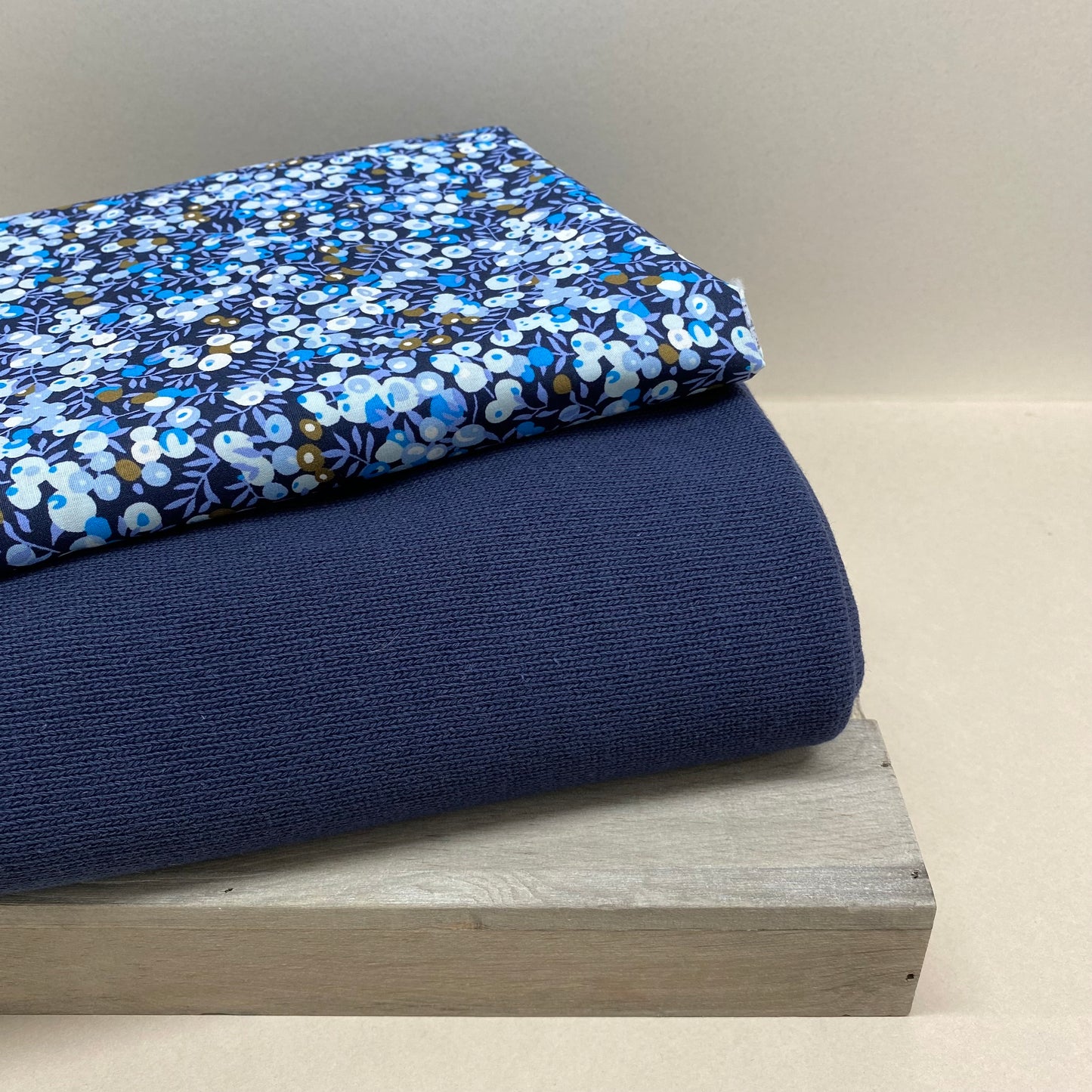 Classic Wiltshire Print Cotton Poplin Berry Blue