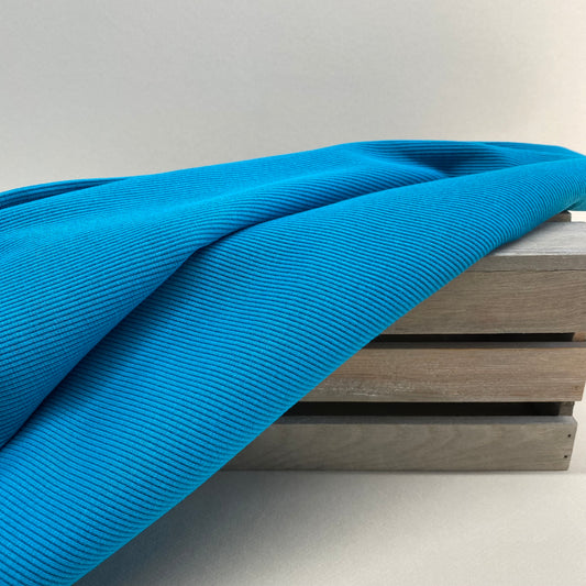 Skinny Ribbed Jersey Knit Bondi Blue