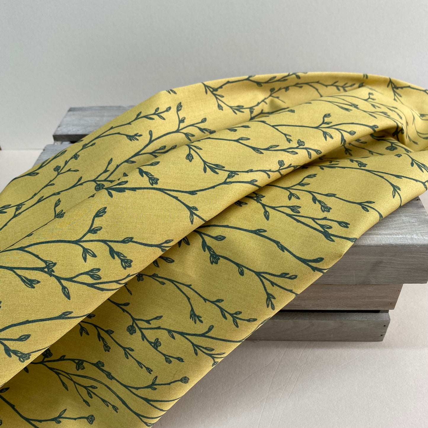 Art Gallery Growing Buds Shadow Cotton Poplin