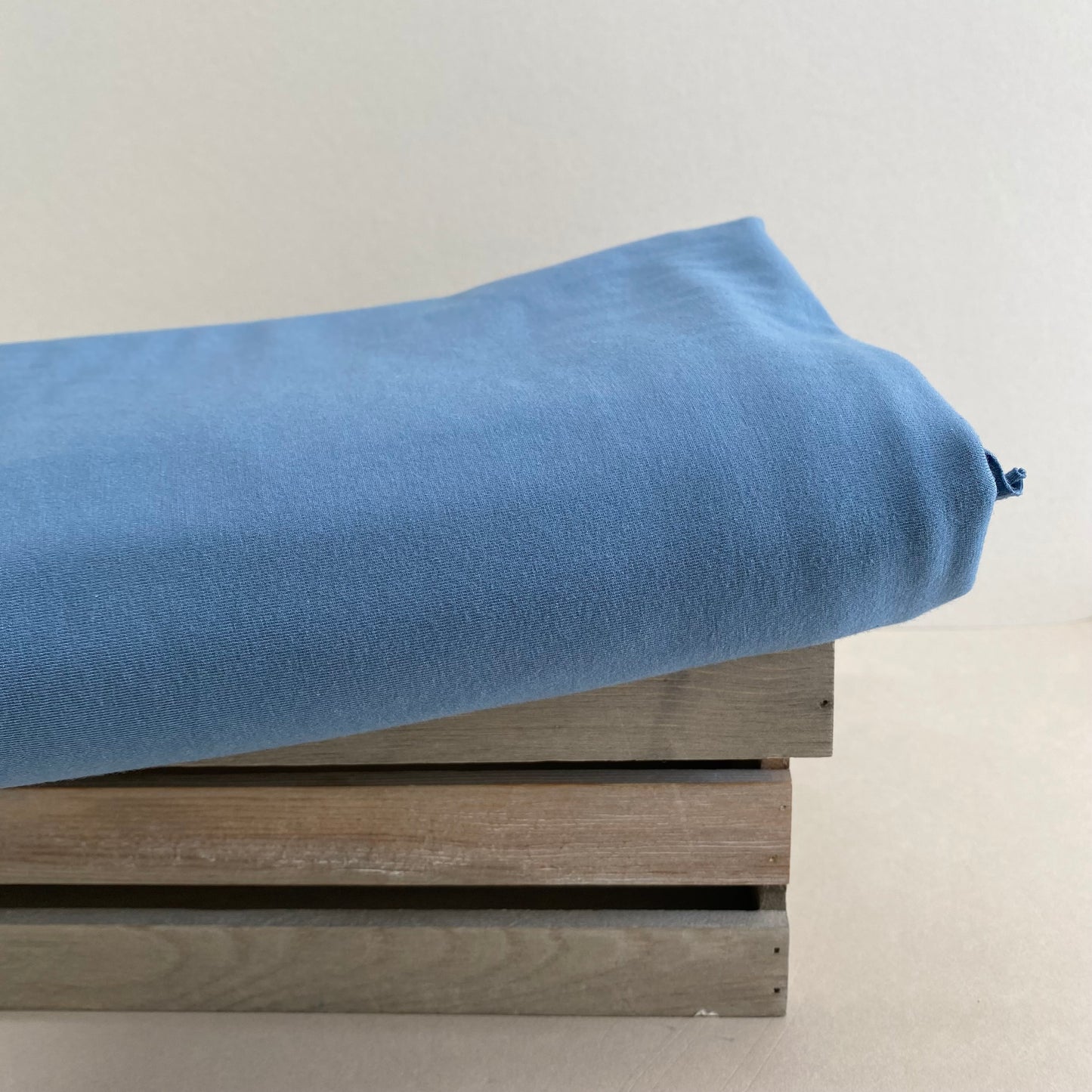 Art Gallery Denim Blue Jersey Knit 1.5m FAULT
