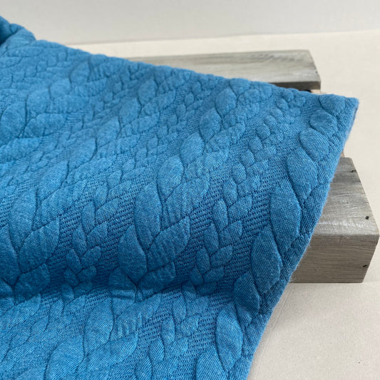 Heavy Cable Knit Jersey Nile