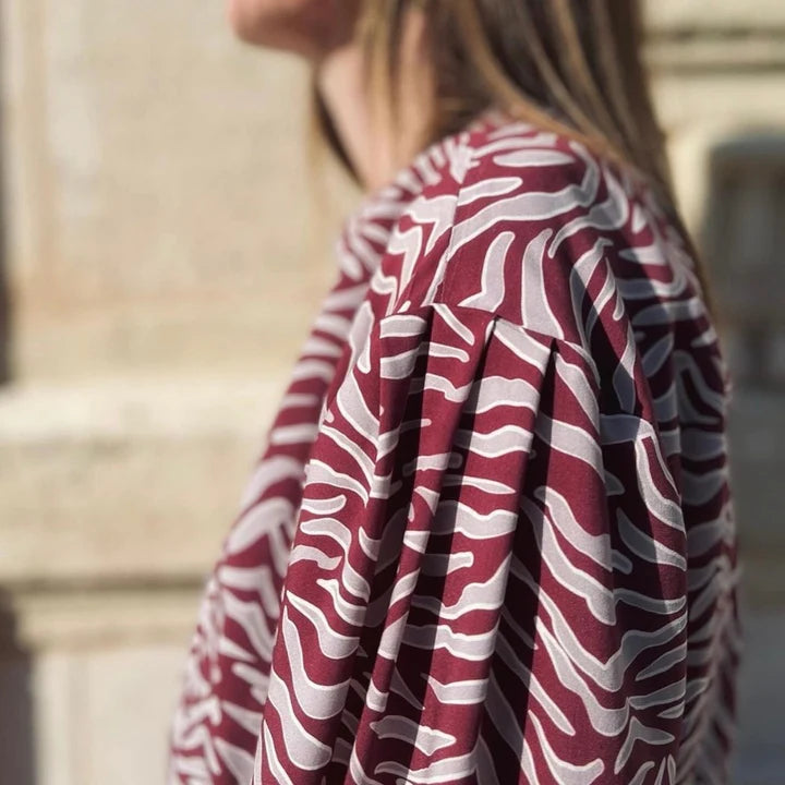 Maison Poulette Massai ECOVERO Lenzig Viscose Rumba