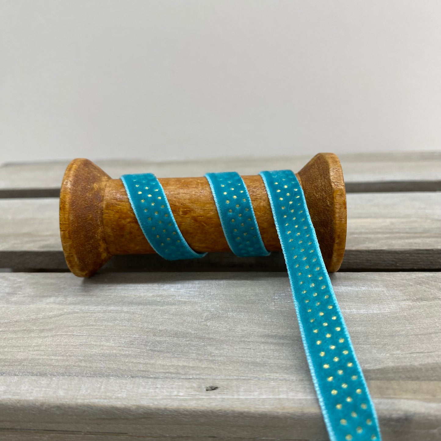 Velvet Diamanté Ribbon 10mm