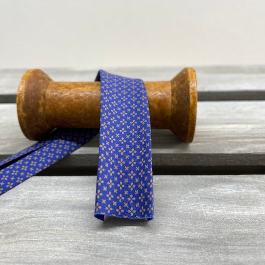 Sapphire Spades Cotton Bias Binding 20mm