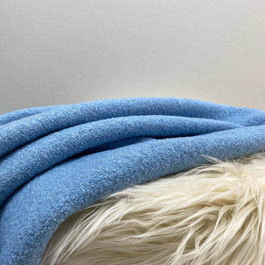 Sarah Boiled Wool Blend Sky Blue