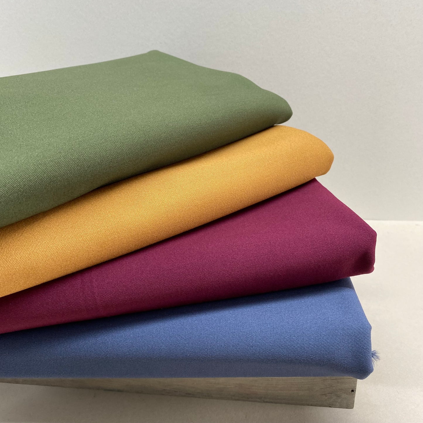 Georgia Peach Stretch Cotton Drill Wine Red