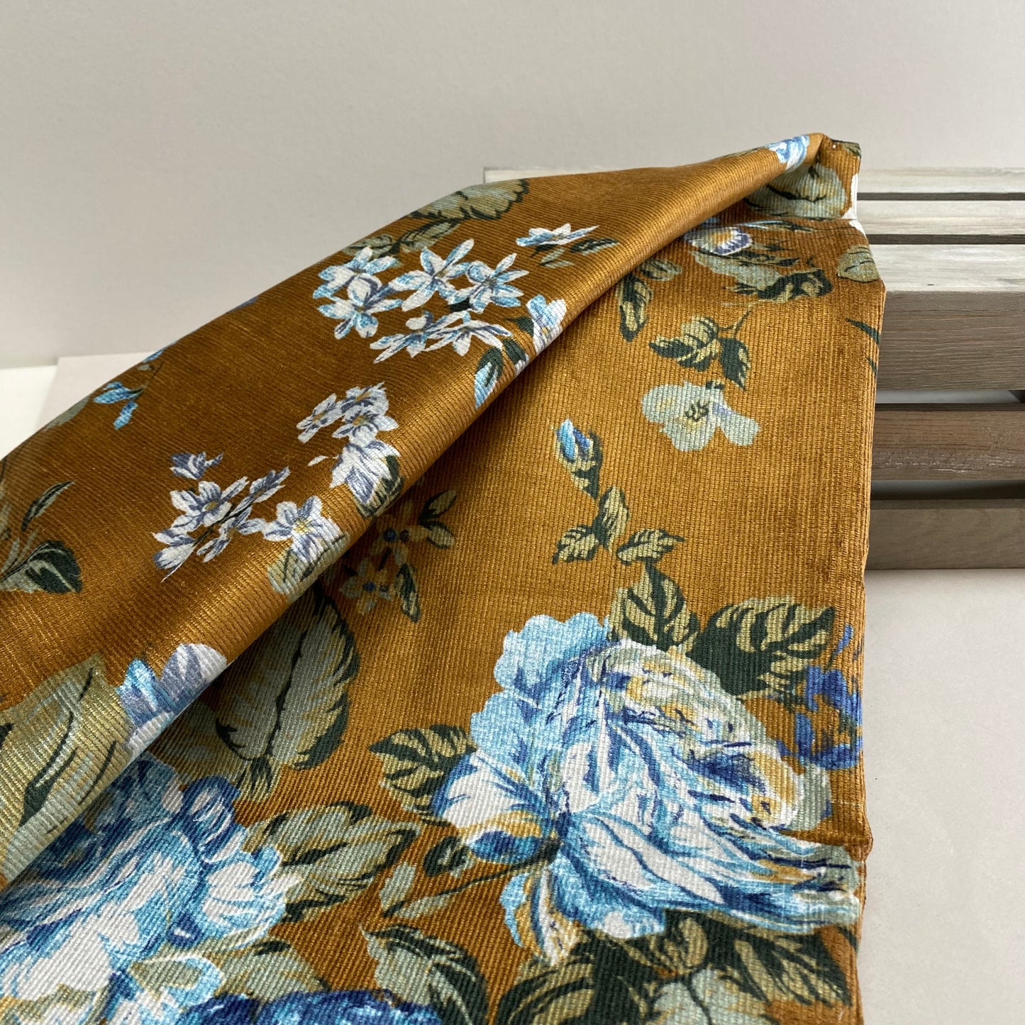 Lady McElroy Floral Renaissance Stretch Cotton Corduroy