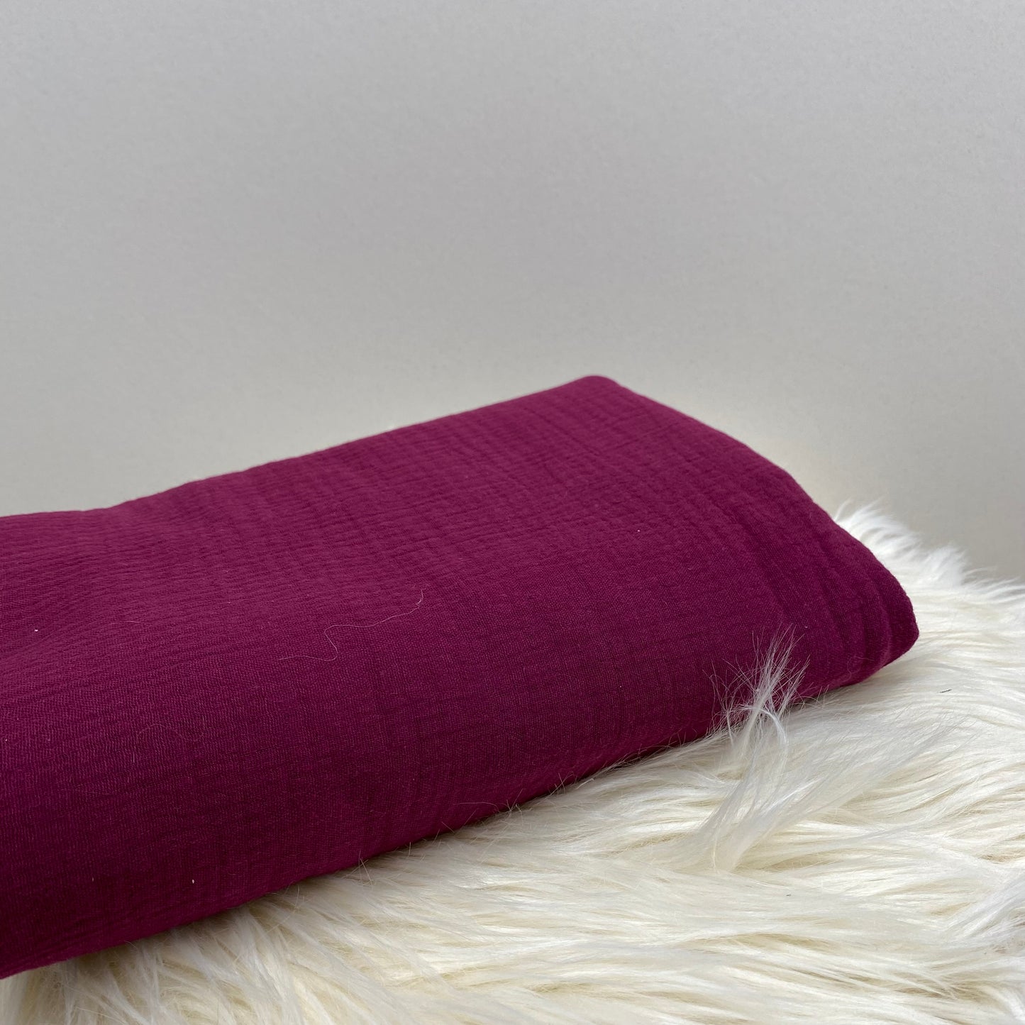 Olivia Double Gauze Fabric Raspberry Surprise