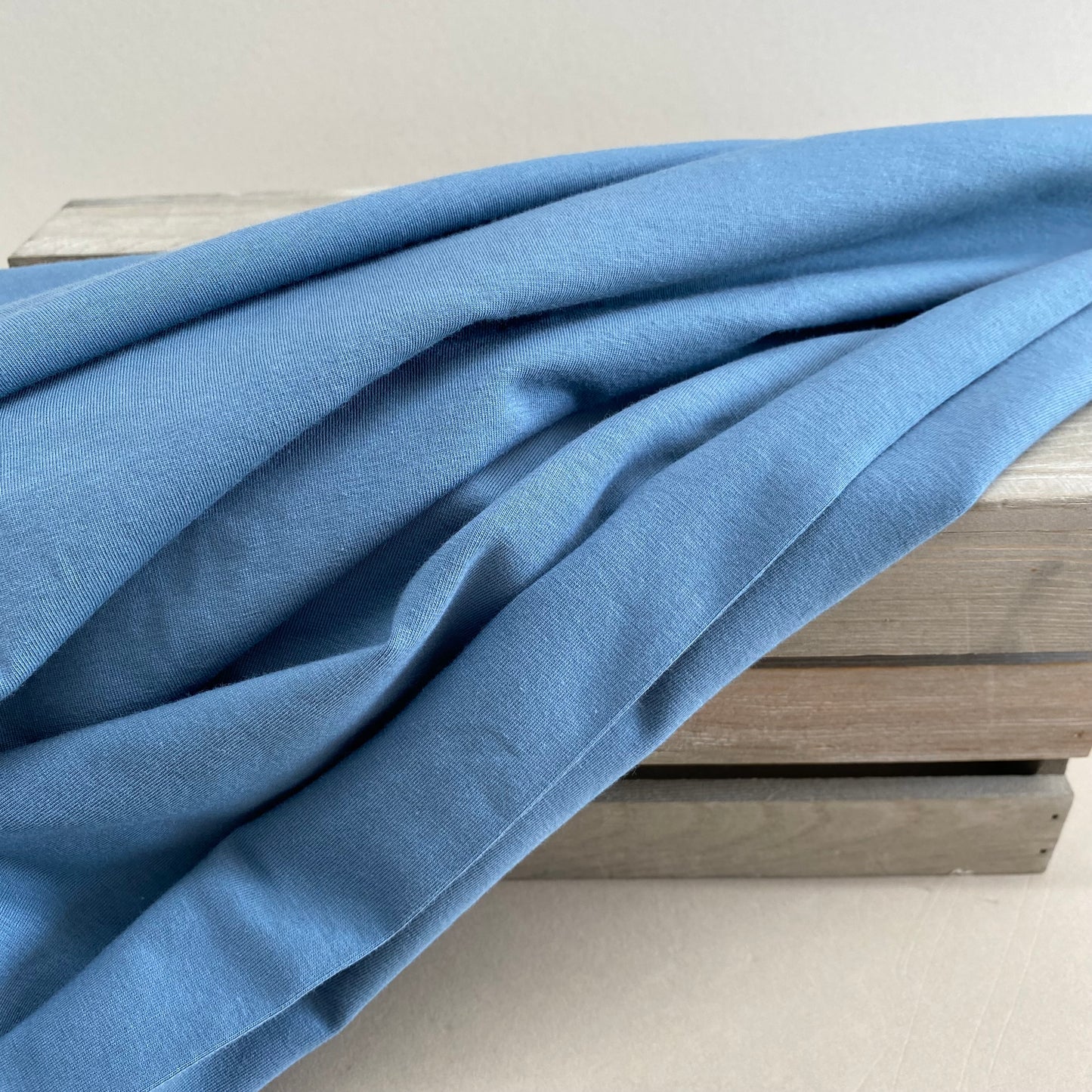 Art Gallery Denim Blue Jersey Knit 1.5m FAULT