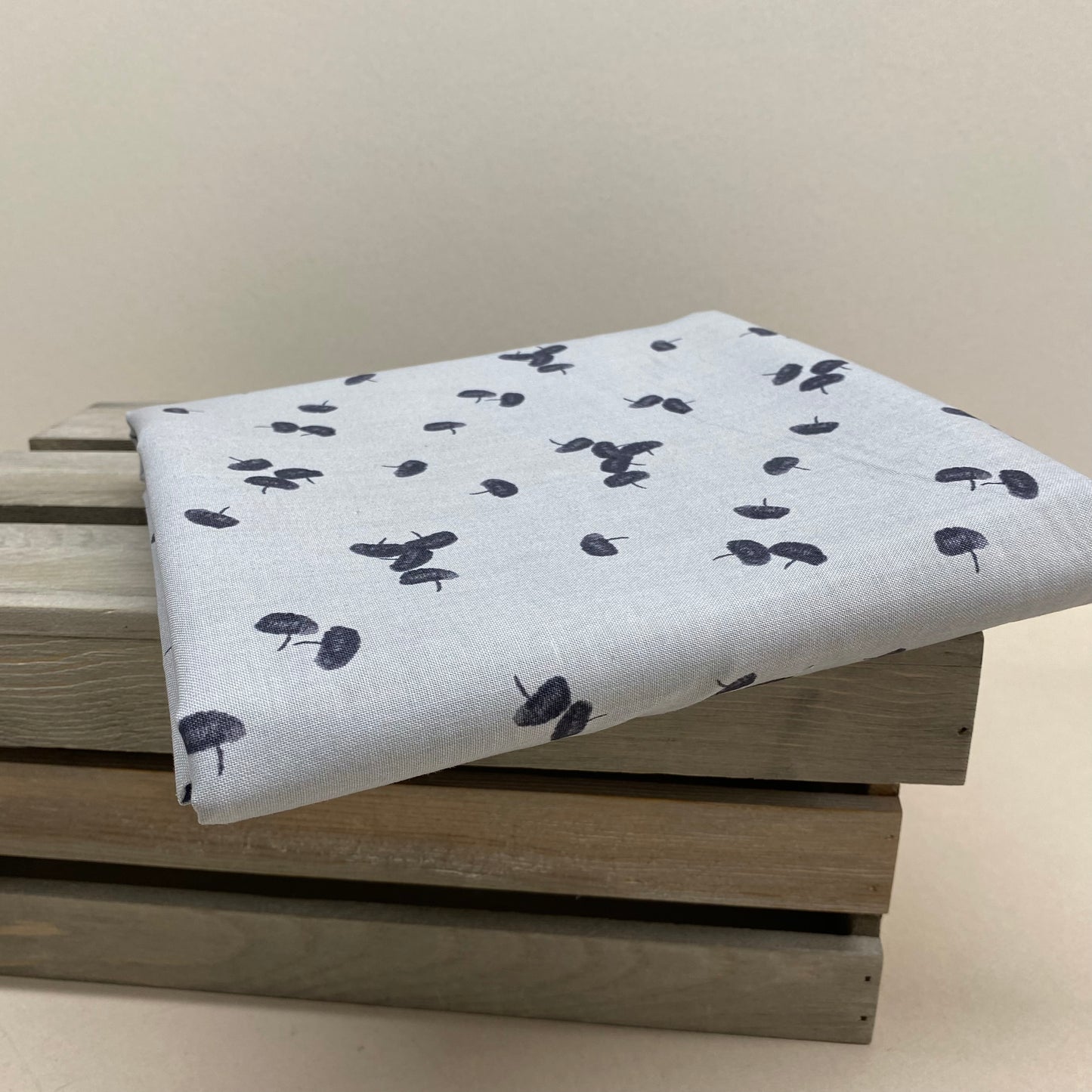 Botany Cotton Grey Sprout Print by Windham Fabrics